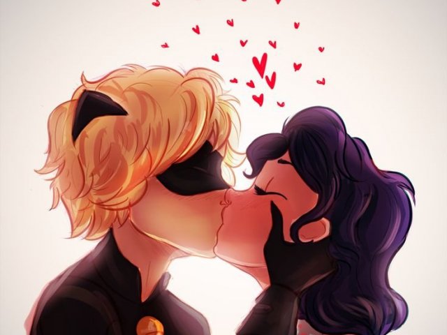 Marinette + Cat Noir= Maricat